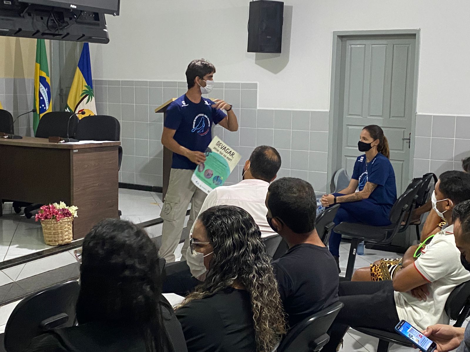 Comunidades litorâneas da Paraíba e de Sergipe participam de capacitação para colaborarem com a conservação do peixe-boi-marinho no Nordeste do Brasil  